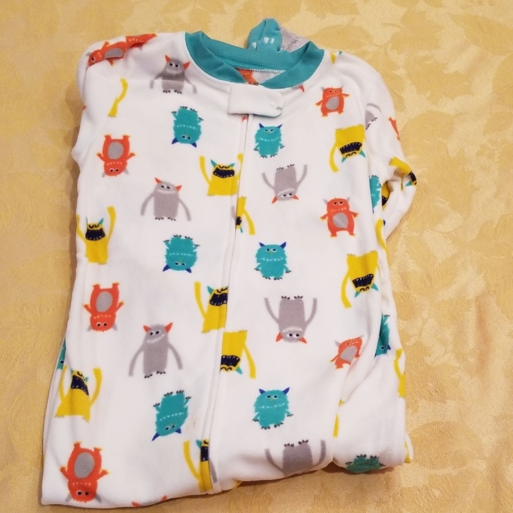 Child Carters plush feet pajamas